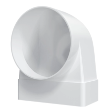 Соединительное колено 204х60/125 мм																				