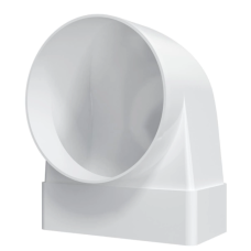 Соединительное колено 120х60/100 мм																						