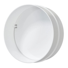 Соединитель круглых каналов с обратным клапаном d=125мм																						