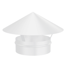 Зонт кр.D125 мм, оц.0,5 белый																							